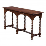 Henredon Barley Twist Console Sofa Table