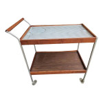 MCM 1960’s Salton Hot table Hotray two tier heated serving cart