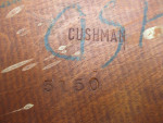 1960's Maple Three Legged Side Table or Nightstand or Bedside Table