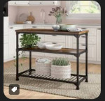 Multifunctional Prep Table/Kitchen Island