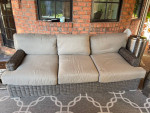 Arhaus Wyatt Collection Outdoor Sofa & Coffee Table Cost Over $2000