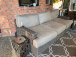 Arhaus Wyatt Collection Outdoor Sofa & Coffee Table Cost Over $2000