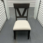 LIKE NEW Set of 6 Findley Dining Table Chairs - Gray/Brown