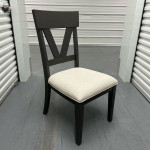 LIKE NEW Set of 6 Findley Dining Table Chairs - Gray/Brown