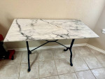 Marble & Cast Iron - French Pastry Table