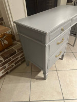 Absolutely Stunning Refinished Impresa Kent Coffey Desk / Vanity / Night Table