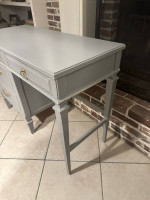 Absolutely Stunning Refinished Impresa Kent Coffey Desk / Vanity / Night Table