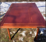 Nice Ashley Cherry Stained Dining Room Table