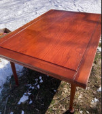 Nice Ashley Cherry Stained Dining Room Table