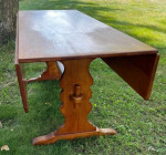 Cushman MCM Vermont Farmhouse Maple Drop Leaf Dining Table