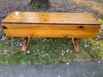 Fabulous JB Van Sciver Country Farmhouse Dropleaf Dining Table