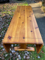 Fabulous JB Van Sciver Country Farmhouse Dropleaf Dining Table