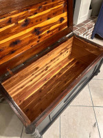 Beautiful Refinished Heavy Coffee Table / Cedar Chest / Bench / Hope Chest