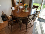 Solid Wood Dining Room Table Set