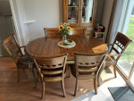 Solid Wood Dining Room Table Set