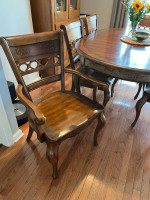 Solid Wood Dining Room Table Set