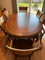 Solid Wood Dining Room Table Set