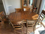 Solid Wood Dining Room Table Set