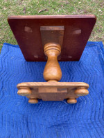 Ethan Allen Heirloom Bunching Maple 20” Square Side Table