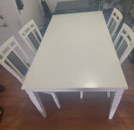 Dining Table with Extension & Chairs
