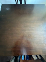 High top dining table with 4 chairs