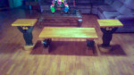 HandMade Grizzly Bear Coffee and End table Set