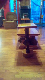HandMade Grizzly Bear Coffee and End table Set
