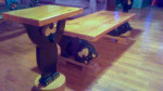 HandMade Grizzly Bear Coffee and End table Set