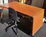 3pc home office computer desk executive chair writing table modern contemporary