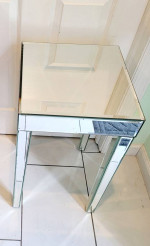 Mirror Sofa Side End Table Entry Accent Stand Hallway Bedroom Den Home Office Li