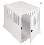 Dog crate side table