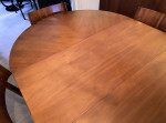 Excellent condition mid-century dining set/ table, 6 chairs