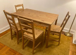 Ikea JOKKMOKK Table and 4 chairs