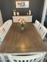 Dinning Room Table and Hutch