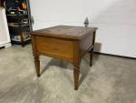 Solid Wood End Table With Drawer