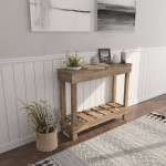 Entryway living room farmhouse console sofa table - NEW