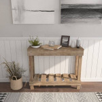 Entryway living room farmhouse console sofa table - NEW