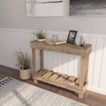 Entryway living room farmhouse console sofa table - NEW