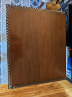 Solid wood carved nightstand table