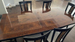 DINING ROOM TABLE and CHAIRS
