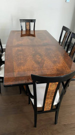 DINING ROOM TABLE and CHAIRS