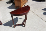Bombay present shaped couch hallway table