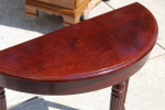Bombay present shaped couch hallway table