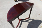 Bombay present shaped couch hallway table