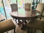 Table and 6 chairs - contemporary high quality construction