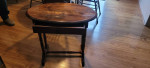 Solid wooden table with drawer