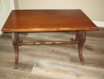 Small harp inspired Antique Coffee Table