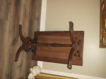 Small harp inspired Antique Coffee Table