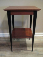 Small Ethan Allen Metal Leg Side End Table