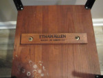 Small Ethan Allen Metal Leg Side End Table